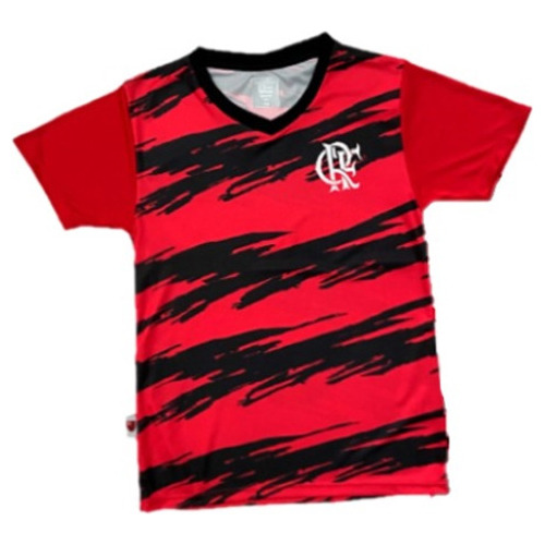 Camisa Flamengo Infantil Faixas Licenciada Futebol Time