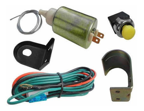 Destraba De Baul Eléctrico Universal Kit Completo Pulsador