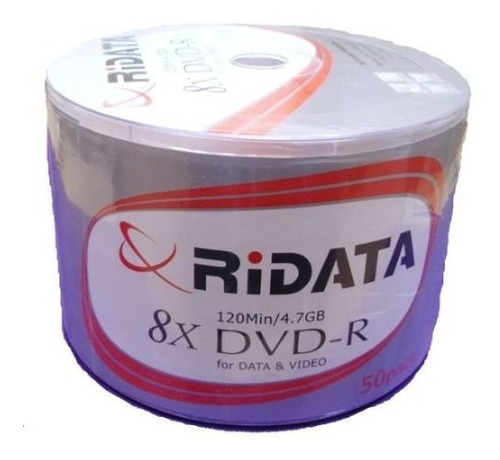 Dvd Virgen Ridata Estampado4.7 Gb 120 Min. Bulk X 