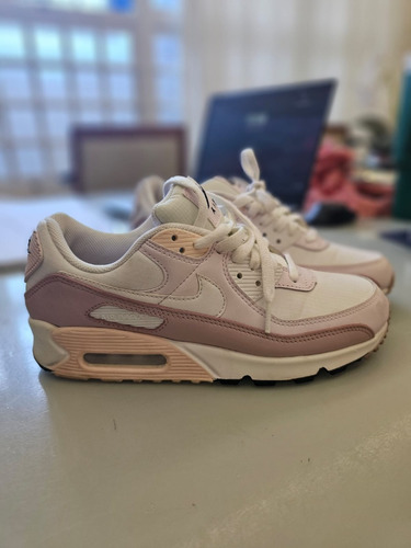 Tênis Nike Air Max Cor Branco/rosa Tamanho 39 Original 