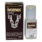 Ivomec Vermífugo Controle Carrapatos Bernes Bovinos 50 Ml