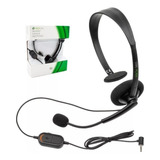 Auricular Con Microfono Gamer Microsoft Xbox 360 Color Negro