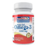 Omega 3 Healthy America 60 Caps Softgels Fish Oil Natural