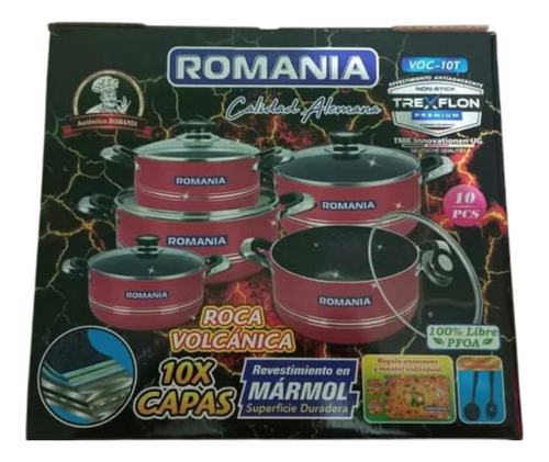 Juego De Cacerolas Romania X5u 