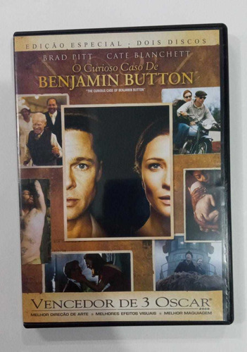 Dvd Duplo - O Curioso Caso De Benjamin Button - Brad Pitt