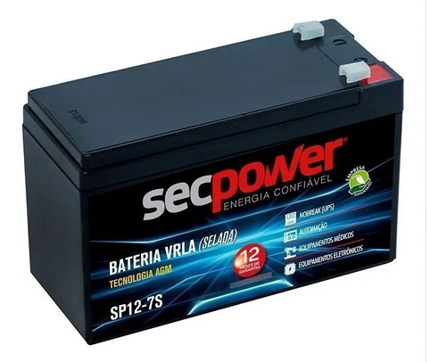 Bateria 2 X 12v 7ah No-break Gerenciável Apc Back-ups 1500va