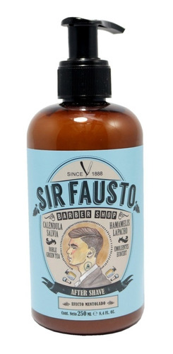 Loción After Shave Sir Fausto Post Barba Cicatrizante 250ml