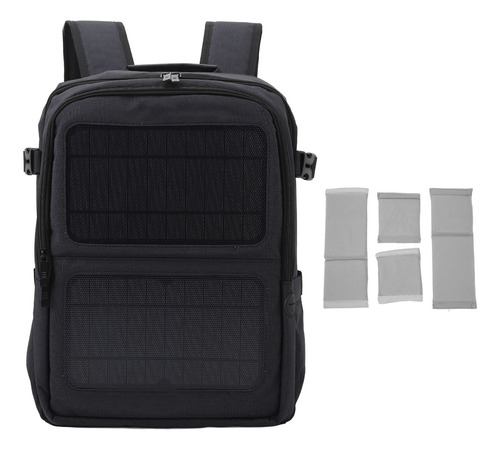 Mochila Con Energía Solar, Panel De 12 W Para Teléfonos Celu