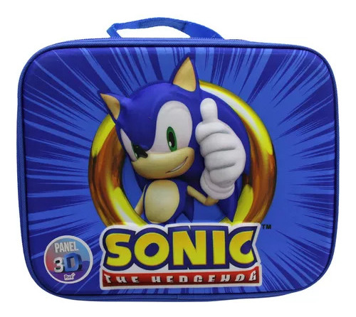 Lonchera Rectangular Ruz Sonic The Hedgehog Azul