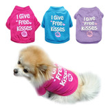 Petcare Paquete De 3 Camisas Para Perros Pequeños, Camiseta