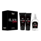 Kit Everlast Black Extreme Body Splash + Pós Barba + Shampoo