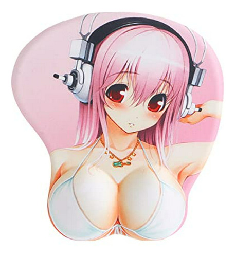 Pad Mouse - Ascendons Cute Soft Sexy Cartoon Girl 3d Big Bre