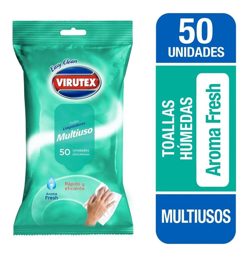 Caja 14 Unidades - Toallas Limpiadoras Multiuso 50 Un Fresh