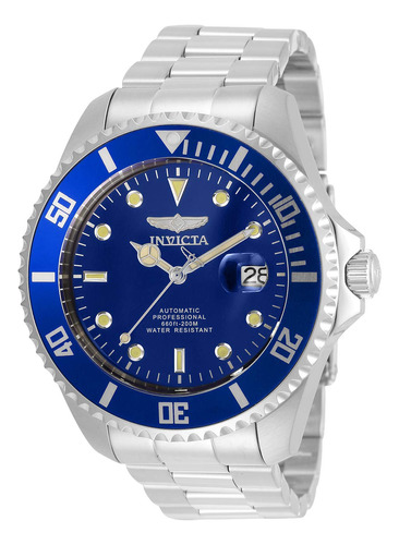 Reloj Automático Invicta Pro Diver De 47 Mm De Acero Inoxida