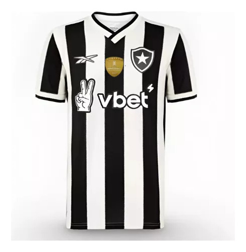 Camisa Botafogo Reebok 24/25 + Novo Patrocínio + Patch