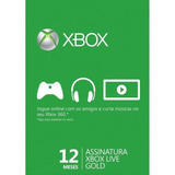 Xbox Live Gold 12 Meses Gp Core 25 Cod Dígitos One 360 X S