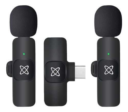 2 Microfonos Corbateros Inalambricos Para Celular Usb Tipo C