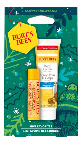 Bálsamo Labial Y Crema Corporal, Burt's Bee Edición Limitada