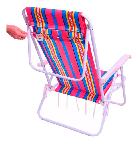 3 Refil Cadeira Reclinável De Praia Capa Tecido Troca Fácil Cor Sortidos Desenho Do Tecido Sortidos