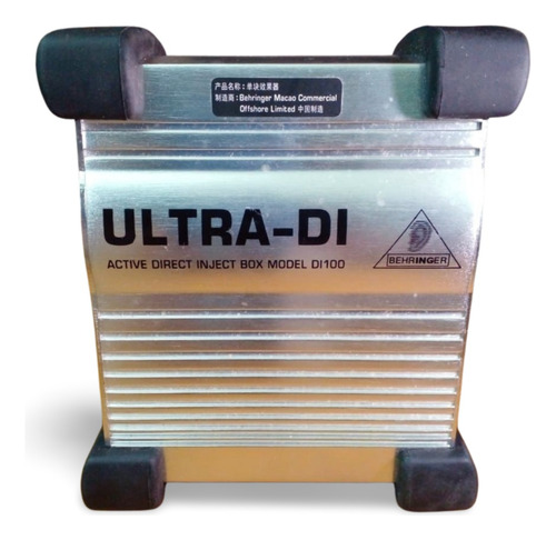 Direct Box Ativo Behringer Ultra Di-100 Uso Profissional Biv