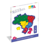 Quebra-cabeça Mapa Do Brasil Babebi 7002