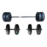 Barra Y Mancuernas, Discos Desmontables 80lb Pesas Ssr Sport