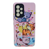 Funda Antigolpe Para Samsung Gatito Mandala Microcentro