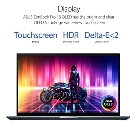 Laptop Asus Zenbook Pro 15 15.6  Oled Touchscreen Slim 8-cor