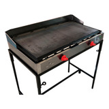 Plancha Parrilla Comal Tacos Acero Inox Mercainox, 90x50x90.