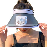 Sombrero Con Ventilador Sol Playa Adulto O Niño Gorro