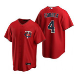 Camiseta M. L. B. Minnesota Twins #4 Correa - X L -