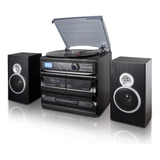 Trexonic Tocadiscos De 3 Velocidades Con Reproductor De Cd,