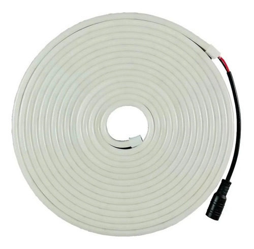 Neon Flex 5m Ip68 Sumergible Blanco Calido Sin Driver 5.5mm Color De La Luz Blanco Cálido