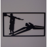 Kobe Bryant Logo + Sombra Impresion 3d Silueta Decorativa