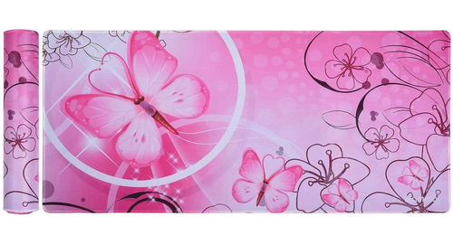 Mouse Pad Superficie Impermeable Antideslizante Rosa