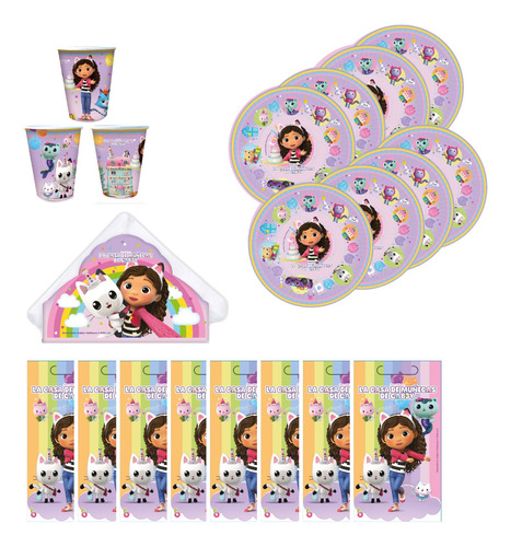 Kit Cumpleaños Mesa Infantil Cumpleaños Disney Lic Original 
