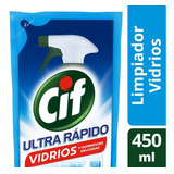 Pack X 12 Unid. Limpiavidrio  Multdp 450 Ml Cif Limpiadores