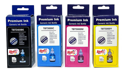 Kit 4 Piezas Tinta Generica Remplazo Para Impresora Brother