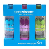 Botellas Original Sodastream Tres Pack 1 Litro - Carbonantes