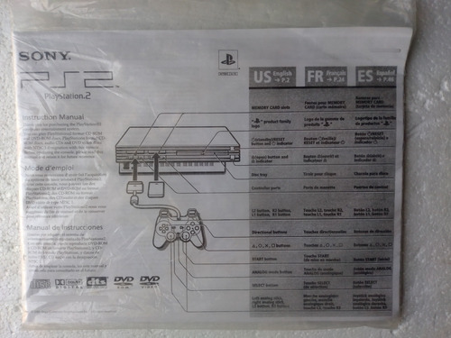 Manual Instructivo De Playstation 2 Fat 