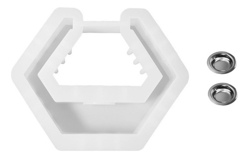 Molde De Silicona Para Quemar Velas En Forma De Arco Hexagon