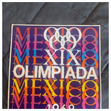 Póster Original Vintage Juegos Olimpicos Mexico 1968