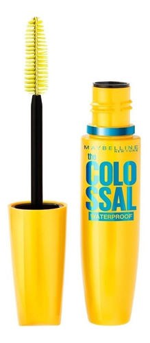 Pestañina Maybelline Colossal Volum Express A Prueba De Agua Color Negro