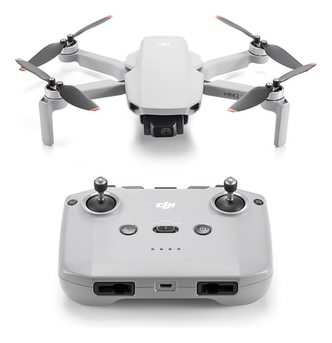 Drone Mini 2 Se Dji + Control Remoto Y Baterías Color Gris