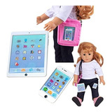 Set De Teléfono Y Tablet Para American Girl Dolls