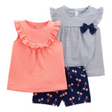 Simple Joys By Carters Conjunto De Ropa De Juego De 3 Pieza.