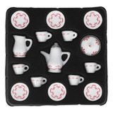 Juego De Juguetes De Porcelana Para Fiestas De Té En Miniatu