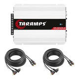 Modulo Taramps Ds-800 X4 800w Rms Rca Ds800x4 + Cabo Rca 5m