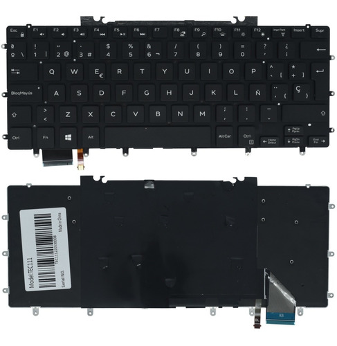 Teclado Dell Xps 9550 9560 9570 Inspiron 15 7000 7558 77568