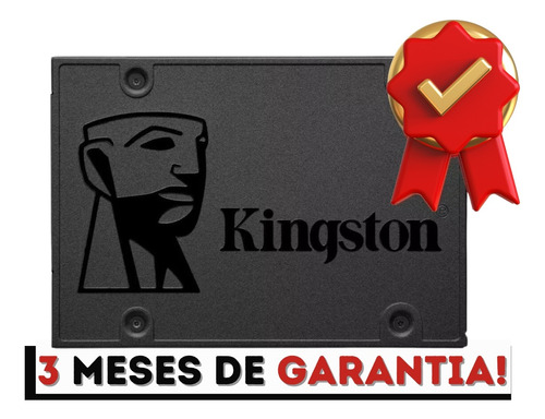 Ssd Kingston  240gb A400 Sata Iii Preto Disco Sólido Interno Sa400s37/240g 2.5